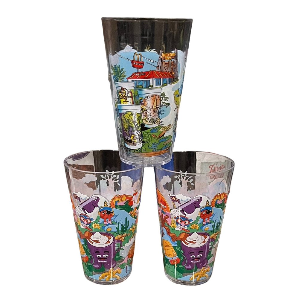 McDonald’s 2024 Collector Cups Grimace Minions Jurassic Nuggets Fry Guys Set